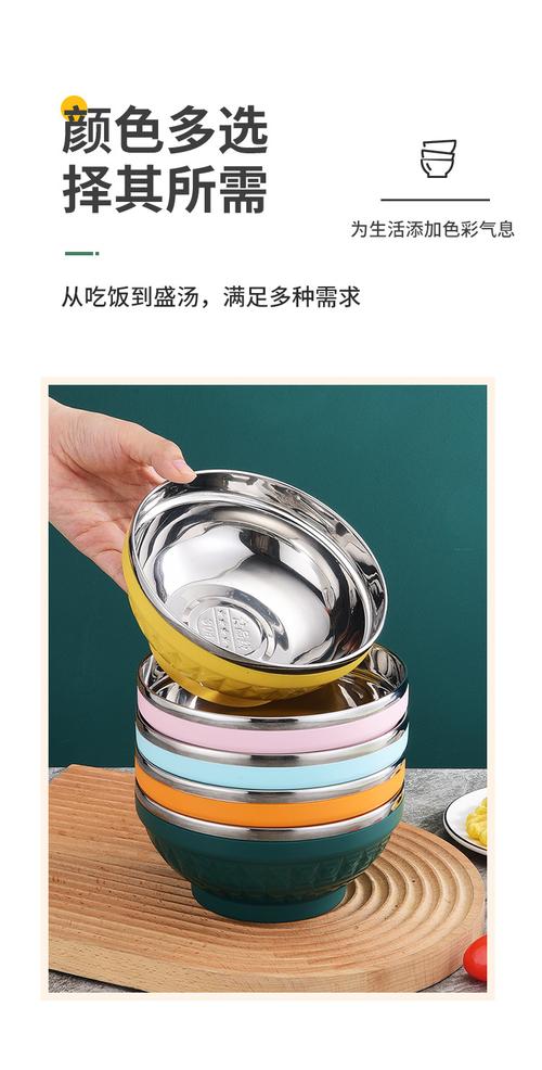一碗多用，顏值與實力并存 解讀大容量304不銹鋼雙層隔熱碗